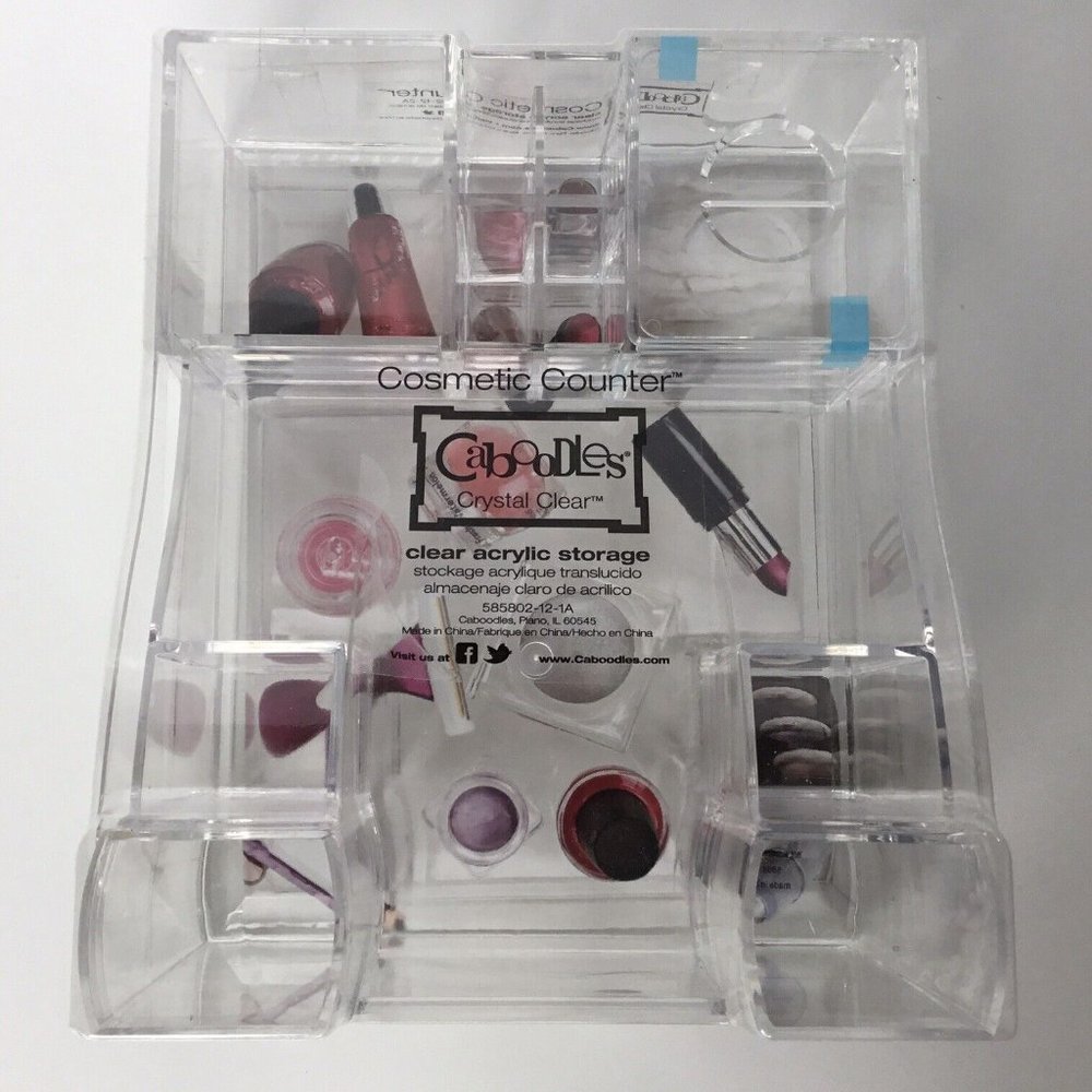 ✨🌟 Caboodles Cosmetic Makeup Organizer - Clear Acrylic Beauty Storage 🌟✨